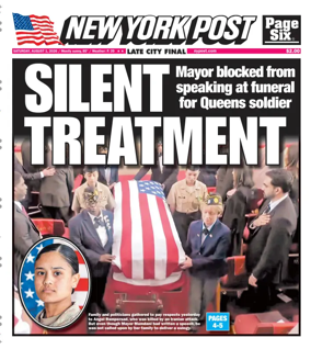 Cover of New York Post