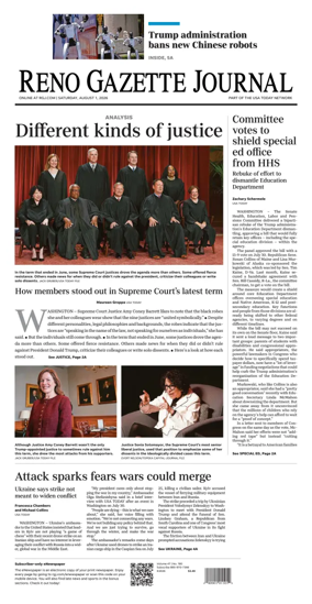Cover of Reno Gazette Journal