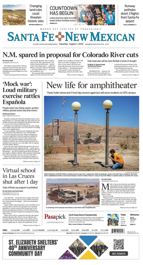 Cover of Santa Fe New Mexican
