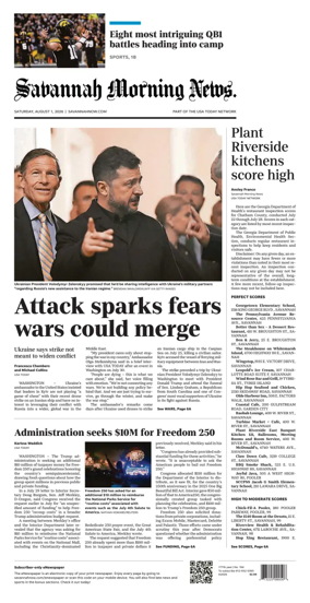 Cover of Savannah Morning News