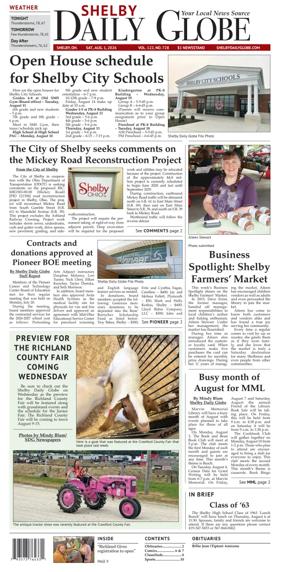 Cover of Shelby Daily Globe
