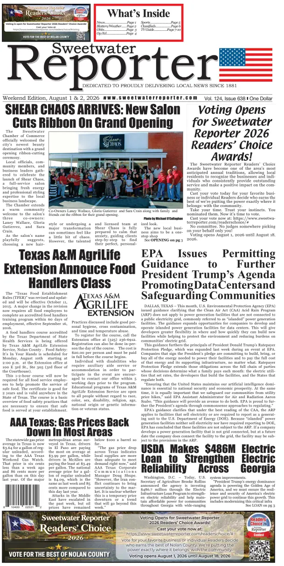 Cover of Sweetwater Reporter