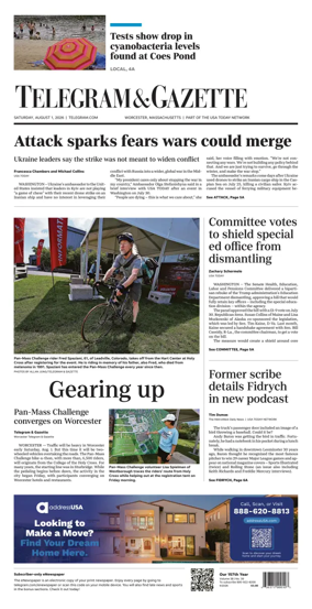 Cover of Telegram & Gazette
