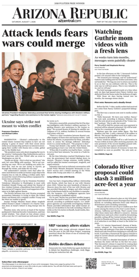 Cover of The Arizona Republic