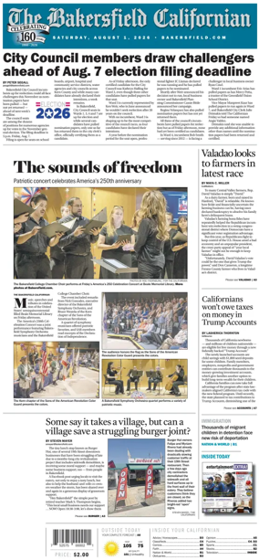 Cover of The Bakersfield Californian