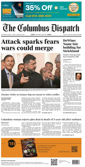 Cover of The Columbus Dispatch