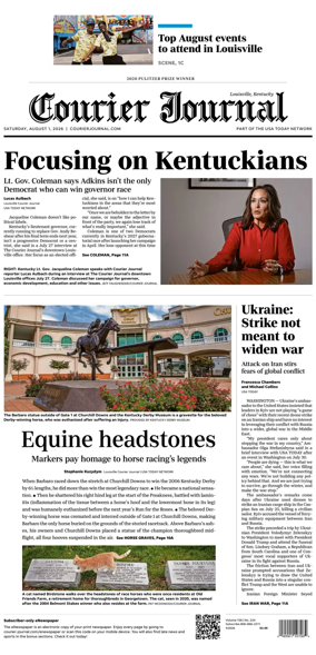 Cover of The Courier-Journal (Louisville)