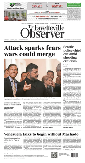 Cover of The Fayetteville Observer
