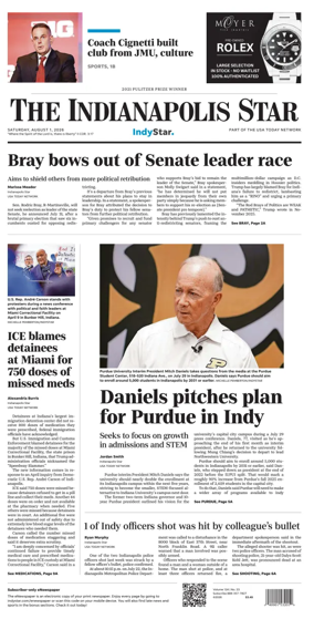 Cover of The Indianapolis Star