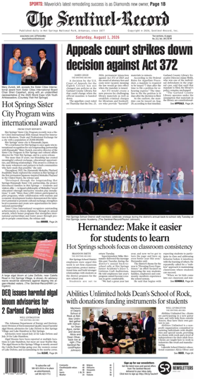 Cover of The Sentinel-Record