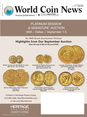 Cover of World Coin News