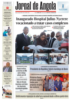 Cover of Jornal de Angola