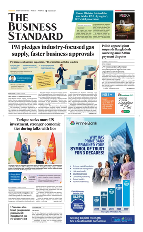 Cover of The Business Standard