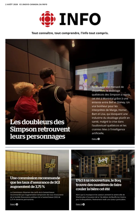Cover of Radio-Canada Info