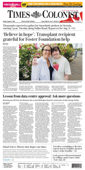 Cover of Times Colonist