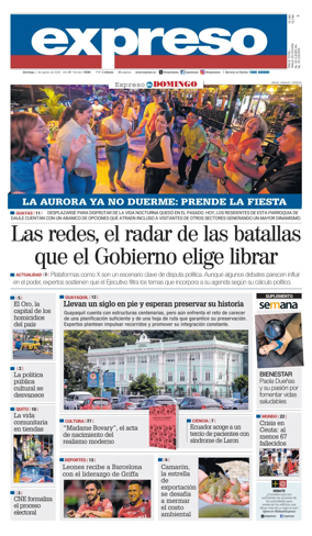 Cover of Diario Expreso