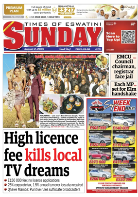 Cover of Times of Eswatini Sunday