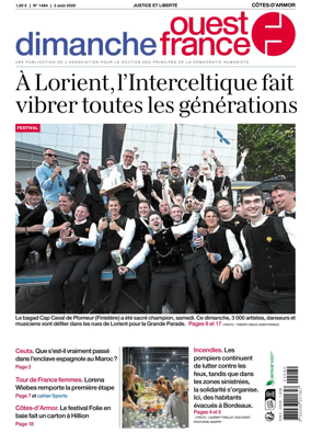 Cover of Dimanche Ouest France (Cotes-d'Armor)