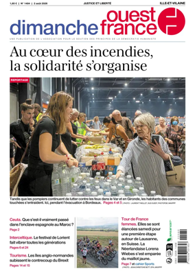 Cover of Dimanche Ouest France (Ille-et-Vilaine)