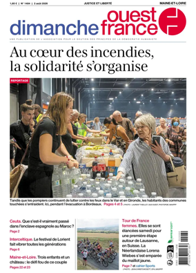 Cover of Dimanche Ouest France (Maine-et-Loire)