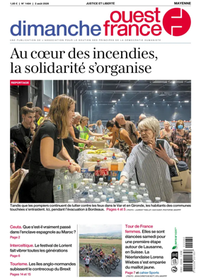Cover of Dimanche Ouest France (Mayenne)