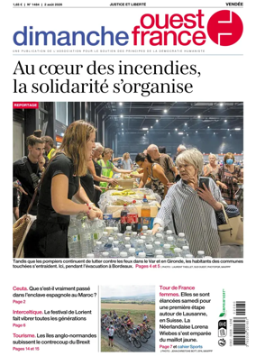 Cover of Dimanche Ouest France (Vendee)