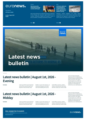 Cover of EuroNews (English Edition)