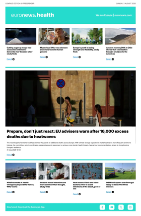 Cover of Euronews Health (English) Compiled Edition