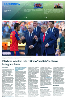 Cover of Euronews World Cup