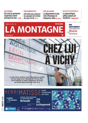 Cover of La Montagne (Clermont-Metropole)