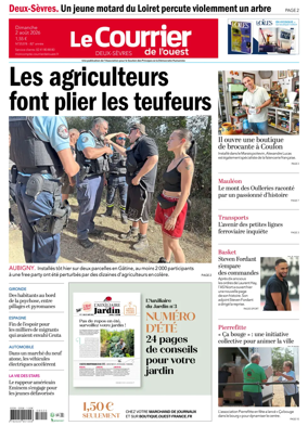 Cover of Le Courrier de l’Ouest (Deux-Sevres)