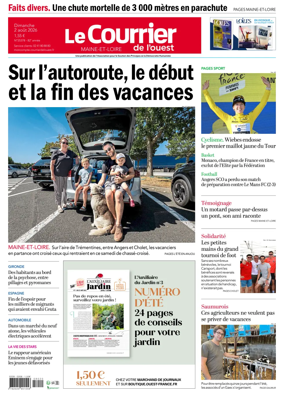 Cover of Le Courrier de l’Ouest (Saumur)
