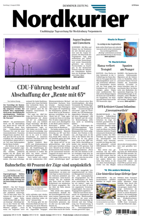 Cover of Demminer Zeitung