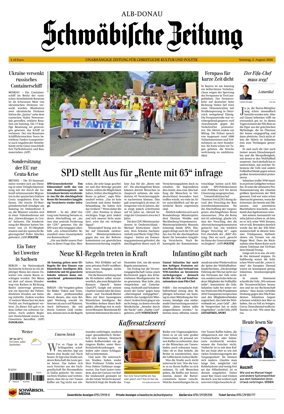 Cover of Schwabische Zeitung (Alb-Donau)