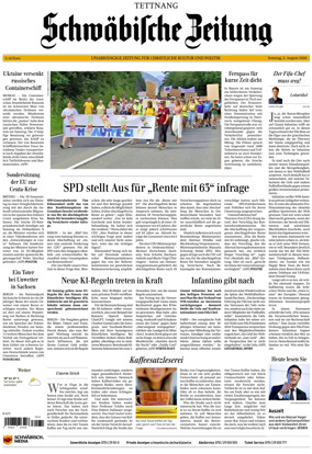 Cover of Schwabische Zeitung (Tettnang)