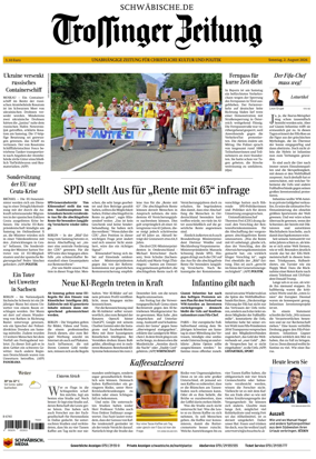 Cover of Trossinger Zeitung