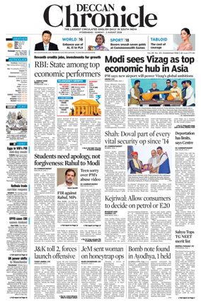 Cover of Deccan Chronicle