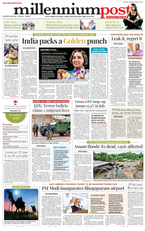 Cover of Millennium Post