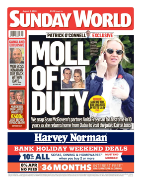 Cover of Sunday World (Ireland)