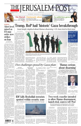 Cover of The Jerusalem Post