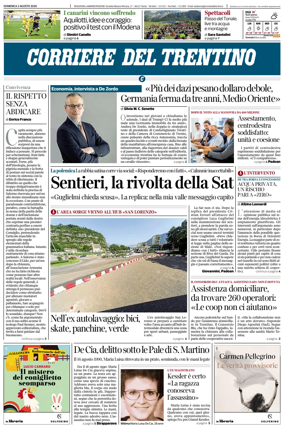 Cover of Corriere del Trentino