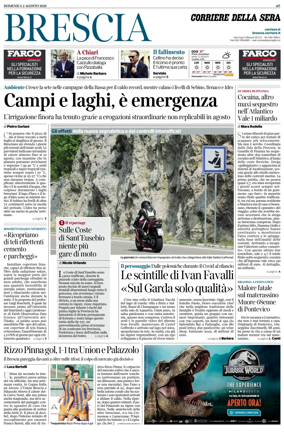 Cover of Corriere della Sera (Brescia)