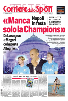 Cover of Corriere dello Sport (Campania)