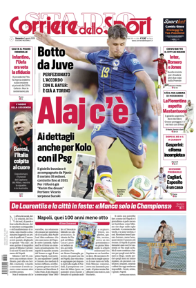 Cover of Corriere dello Sport