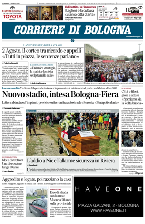 Cover of Corriere di Bologna