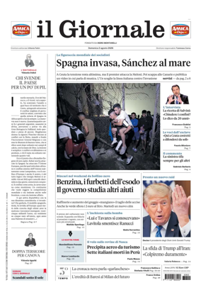 Cover of Il Giornale (Italy)