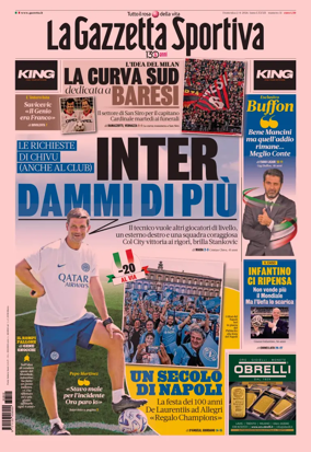Cover of La Gazzetta dello Sport - Napoli