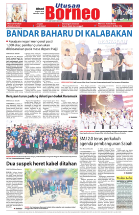 Cover of Utusan Borneo (Sabah)