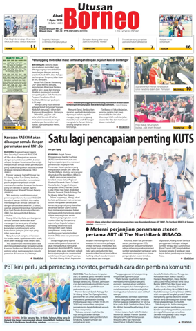Cover of Utusan Borneo (Sarawak)