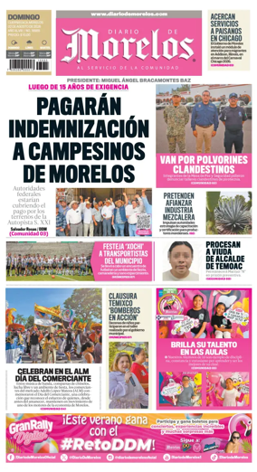 Cover of Diario de Morelos